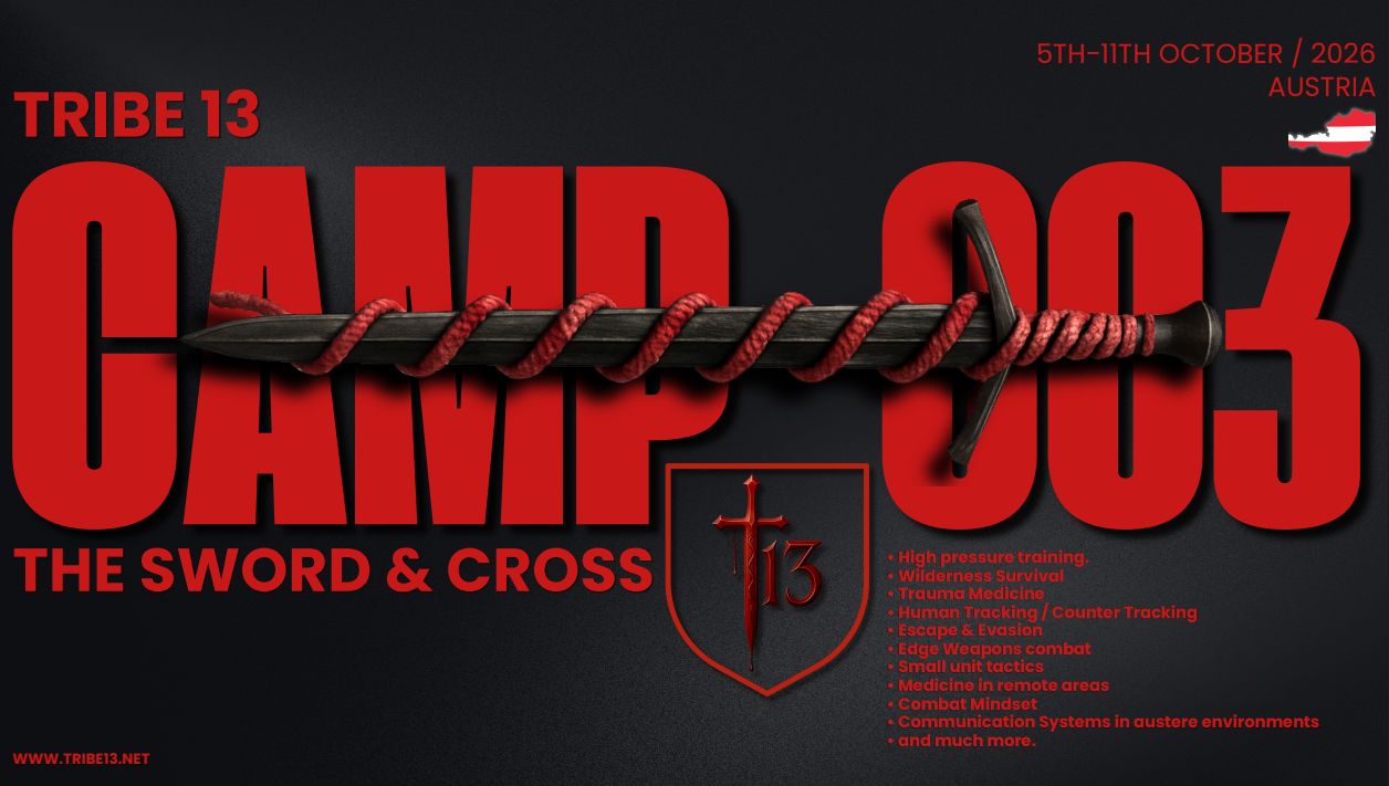 Tribe 13 Announces Boot Camp 003 – The Sword and Cross (October 5–11, 2026, Austria)